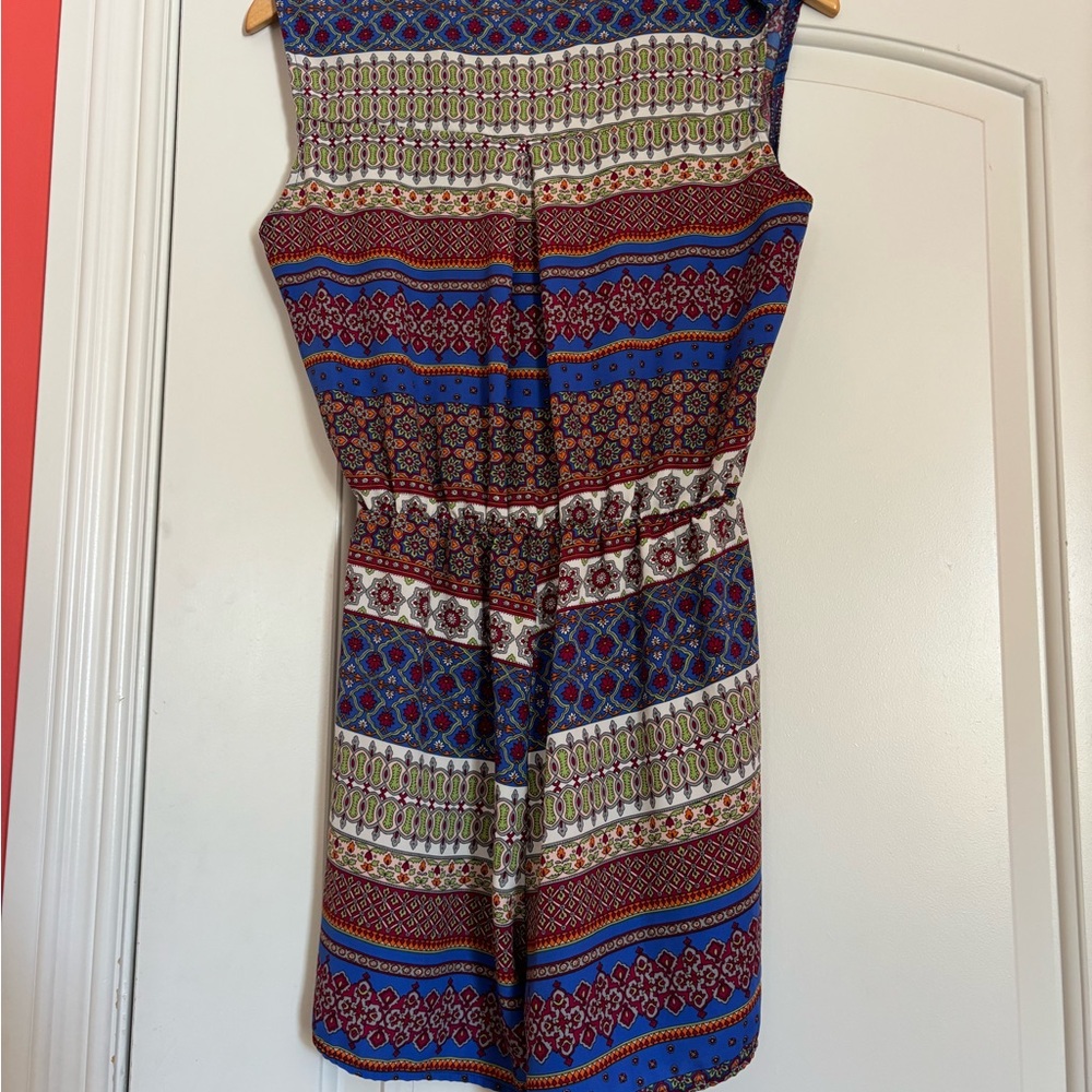 Sage Multicolor Patterned Romper. Size Small - image 2